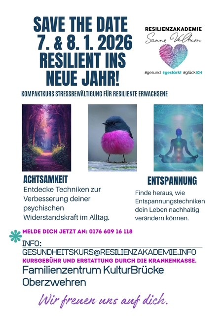 Flyer Resilient ins neue Jahr